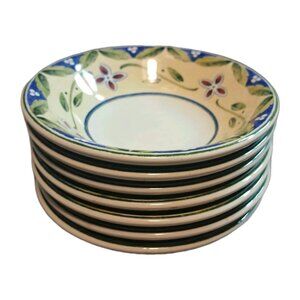 Pfaltzgraff Sicily Dessert Bowl Set of 7 Vintage 5 7/8" Discontinued Replacement